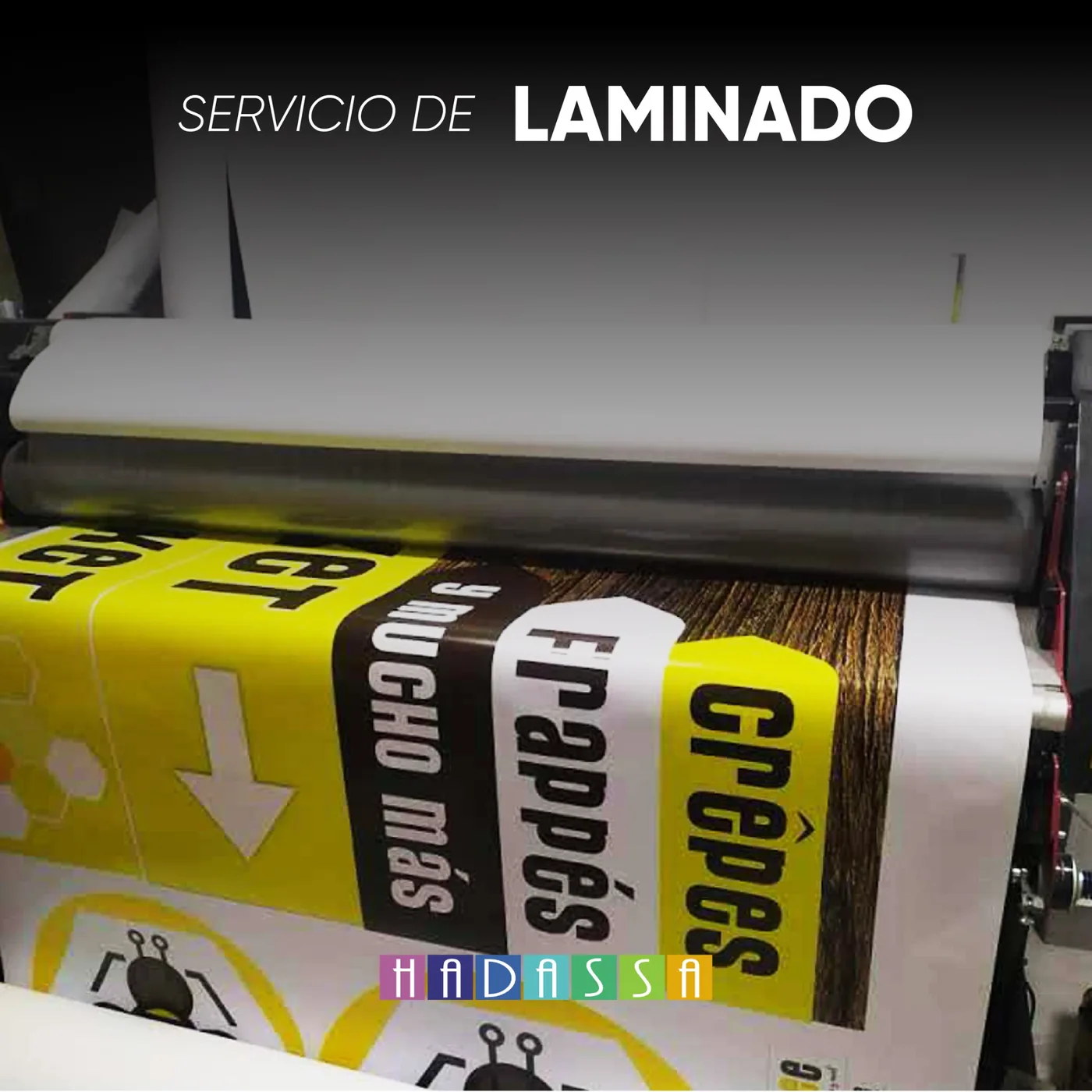 Servicio de laminado realizado por Hadassa en Quito