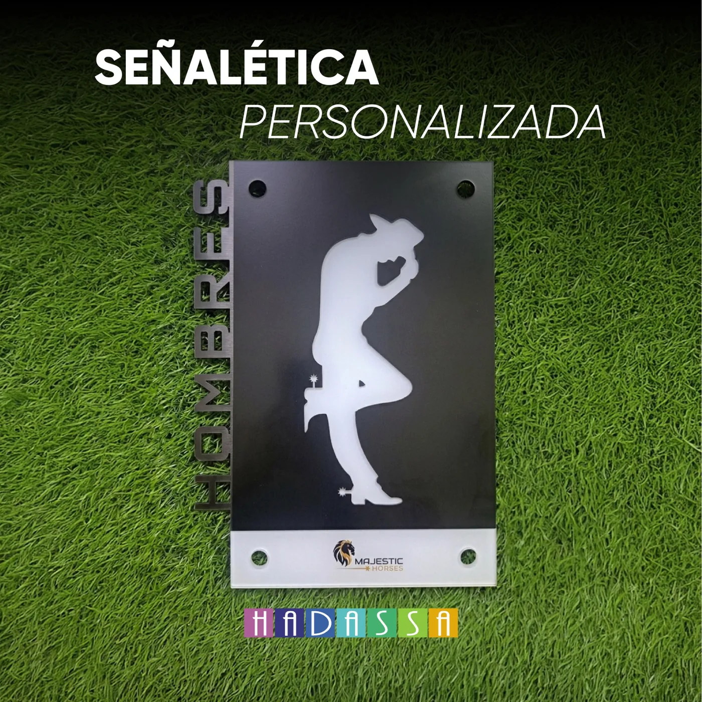 Señalética personalizada desarrollada por Hadassa